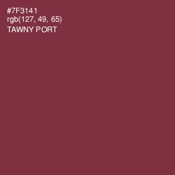#7F3141 - Tawny Port Color Image